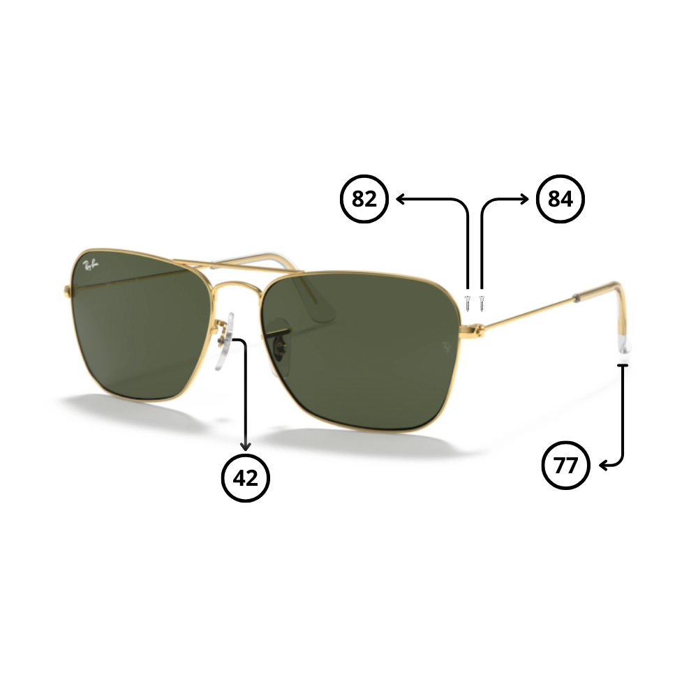 Peças de reposição Ray-Ban 3136 CARAVAN