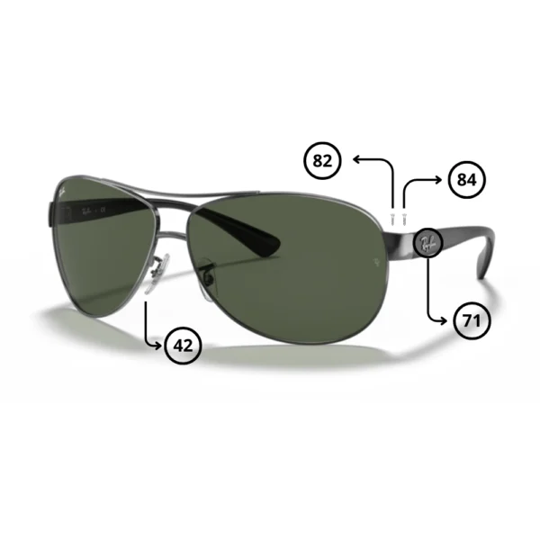 Peças de reposição Ray-Ban 3386