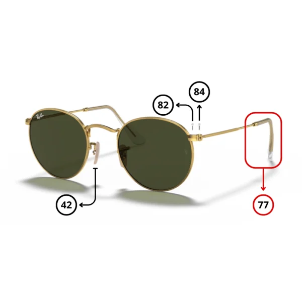 Peças de reposição Ray-Ban 3447