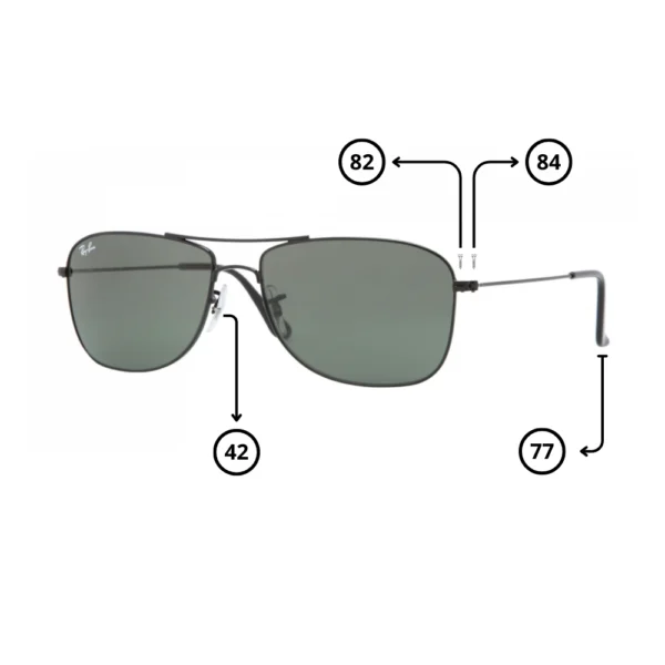 Peças de reposição Ray-Ban 3477 Originais