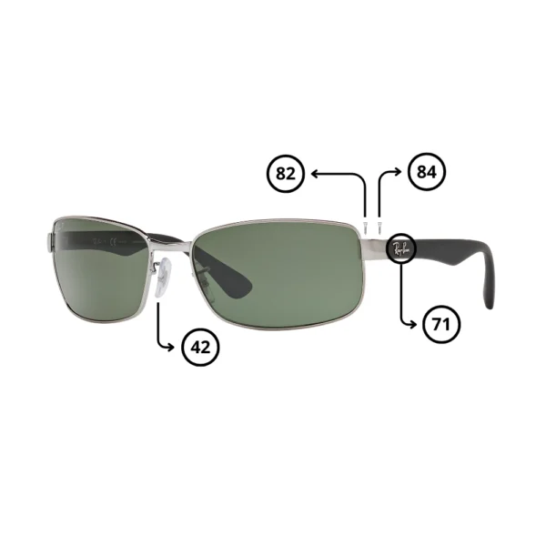 Peças de reposição Ray-Ban 3478 Originais