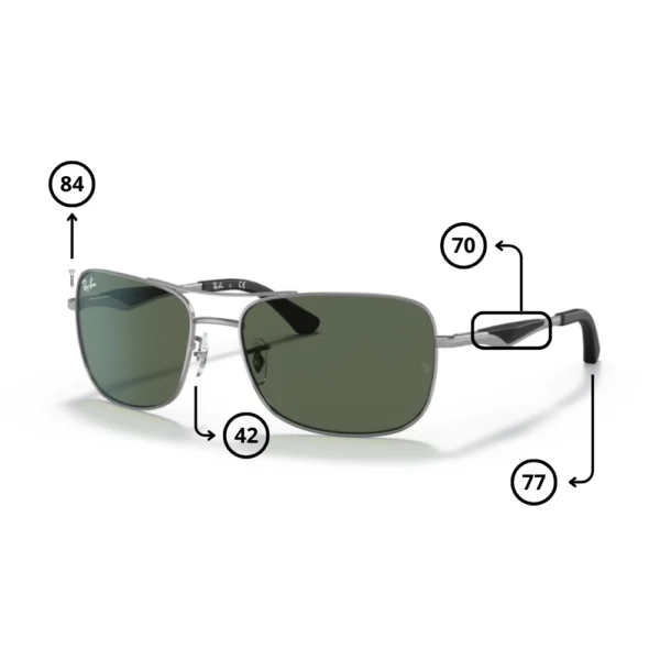 Peças de reposição Ray-Ban 3515