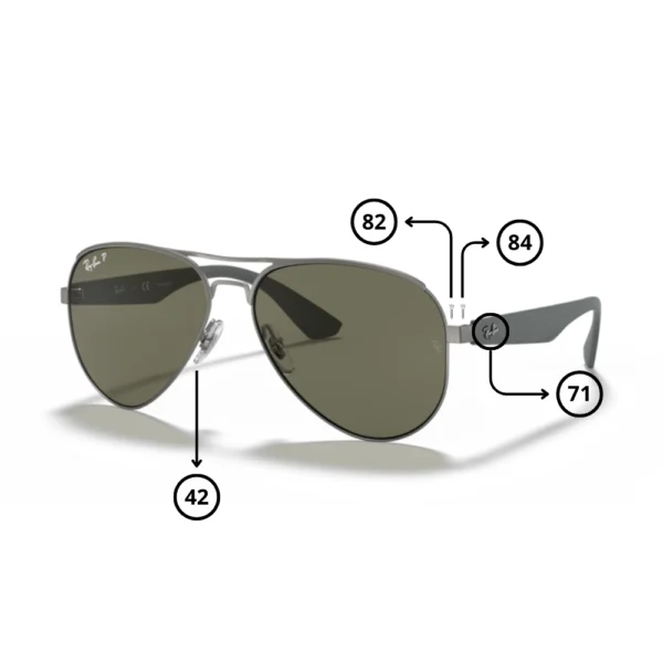 Peças de reposição Ray-Ban 3523 Originais