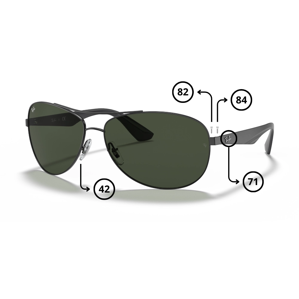 Peças de reposição Ray-Ban 3526 Originais