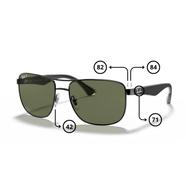 Peças de reposição Ray-Ban 3533 Originais