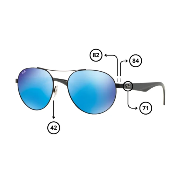 Peças de reposição Ray-Ban 3536