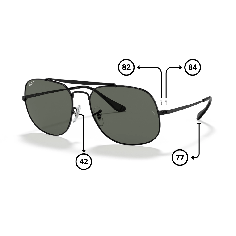 Peças de reposição Ray-Ban 3561 THE GENERAL Originais