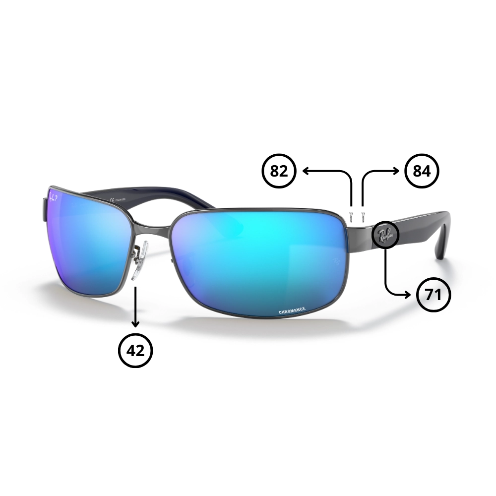 Peças de reposição Ray-Ban 3566CH Originais