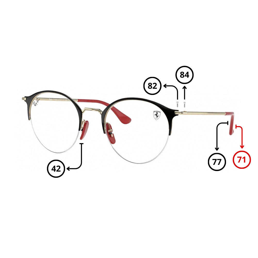 Peças de reposição Ray-Ban 3578V-M Originais