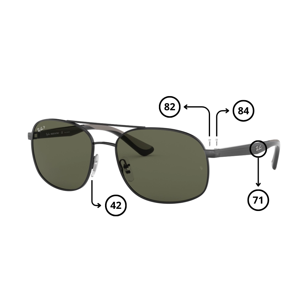Peças de reposição Ray-Ban 3593