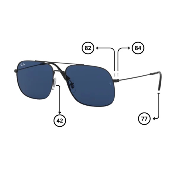 Peças de reposição Ray-Ban 3595 ANDREA Originais