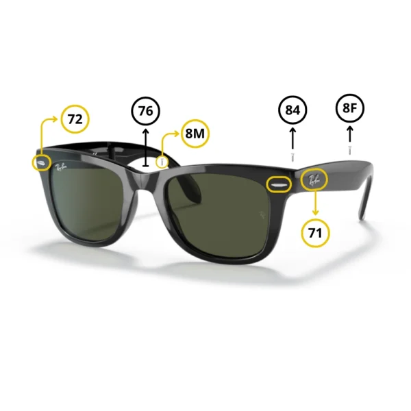 Peças de reposição Ray-Ban 4105