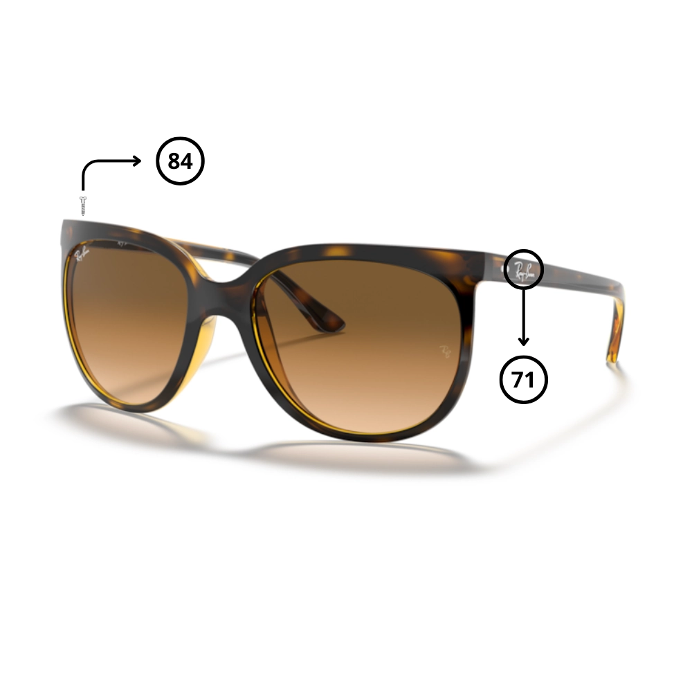 Peças de reposição Ray-Ban 4126 CATS 1000 Originais