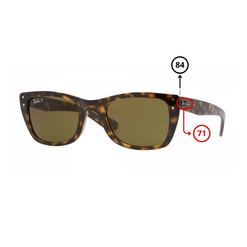 Peças de reposição Ray-Ban 4148 CARIBBEAN Originais