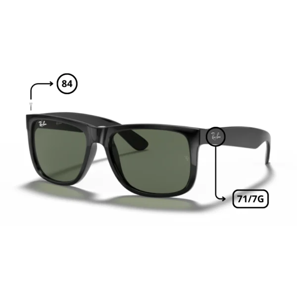 Peças de reposição Ray-Ban 4165 Justin