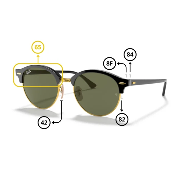 Peças de reposição Ray-Ban 4246 CLUBROUND