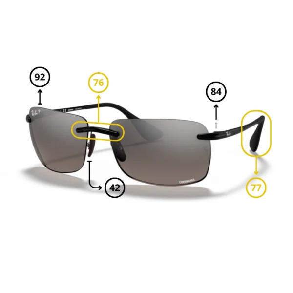 Peças de reposição Ray-Ban 4255
