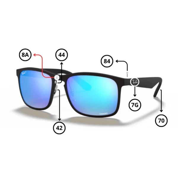 Peças de reposição Ray-Ban 4264 Originais