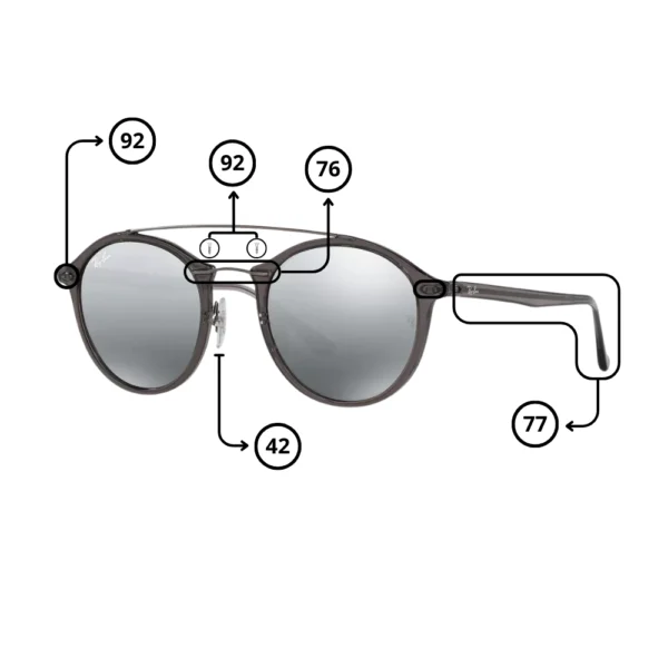 Peças de reposição Ray-Ban 4266 Originais