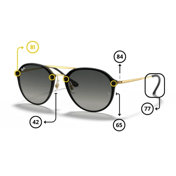 Peças de reposição Ray-Ban 4292N BLAZE DOUBLEBRIDGE Originais