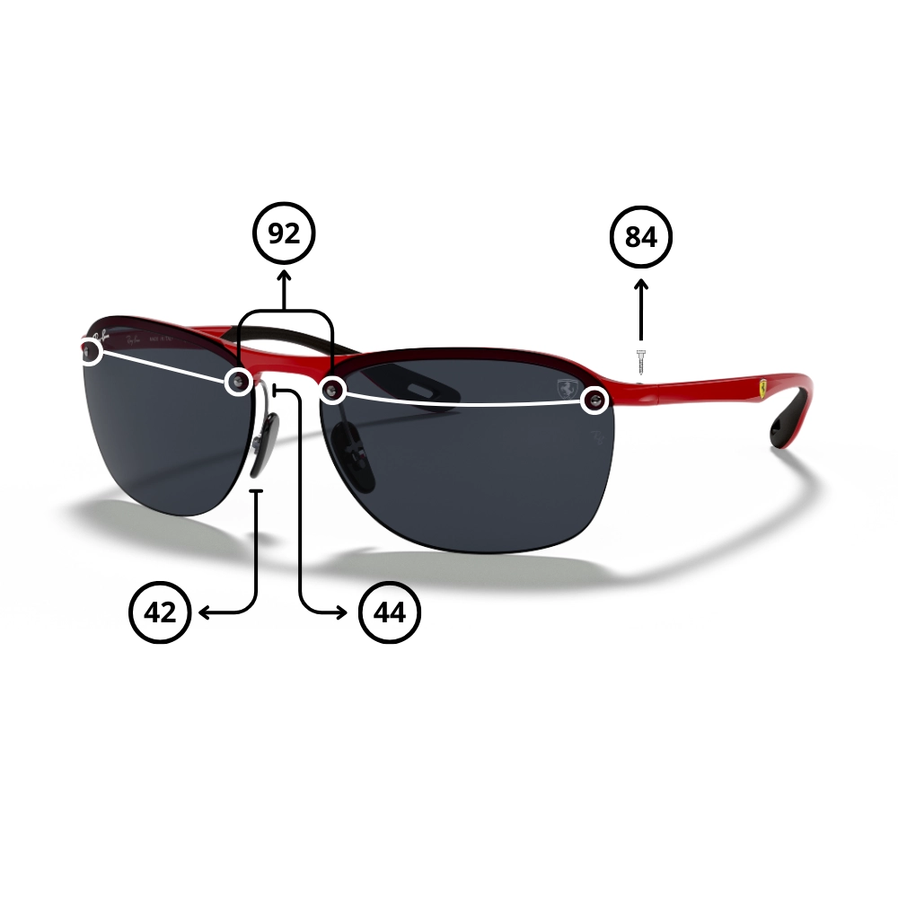 Peças de reposição Ray-Ban 4302M Originais