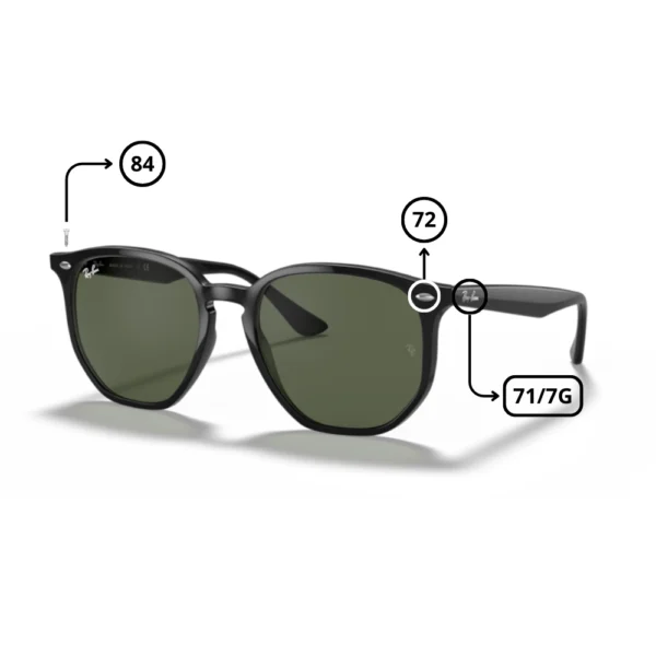 Peças de reposição Ray-Ban 4306 Originais