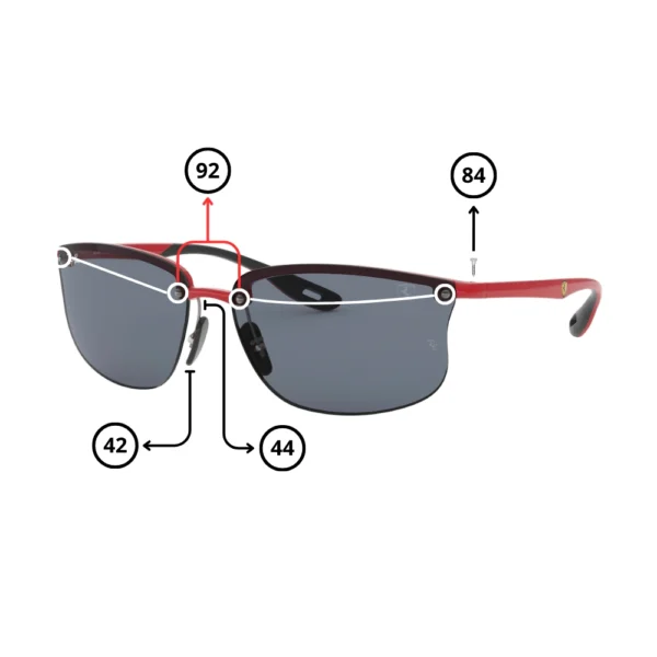 Peças de reposição Ray-Ban 4322M Originais