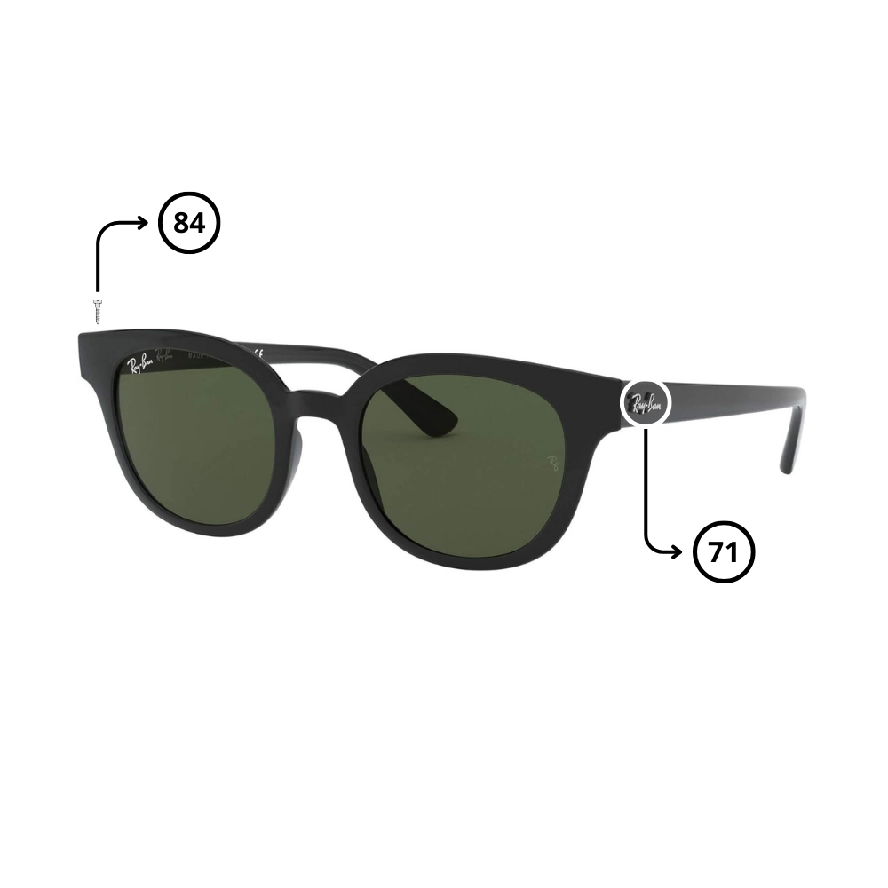Peças de reposição Ray-Ban 4324 Originais
