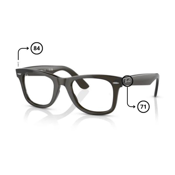 Peças de reposição Ray-Ban 4340V Originais