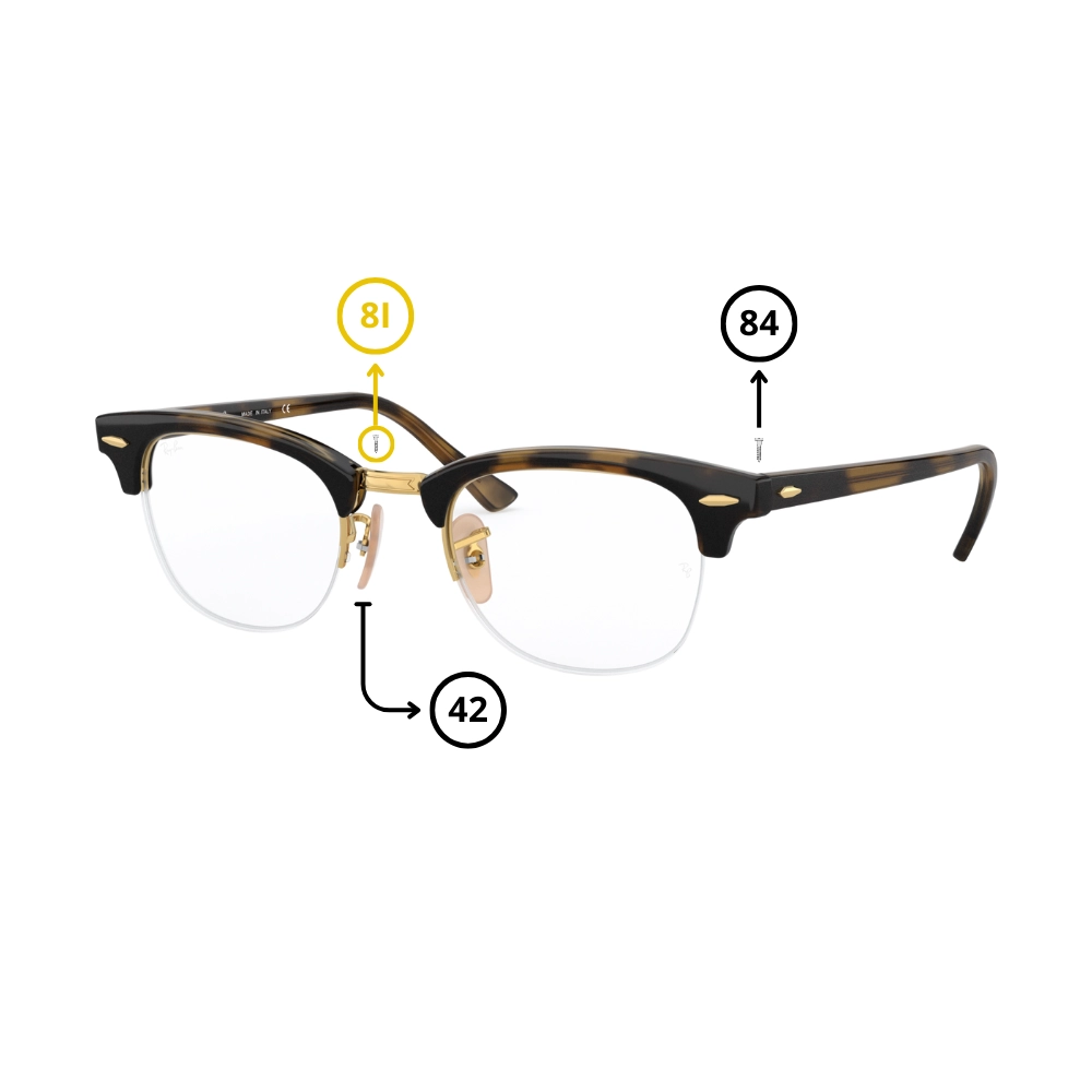 Peças de reposição Ray-Ban 4354V Originais