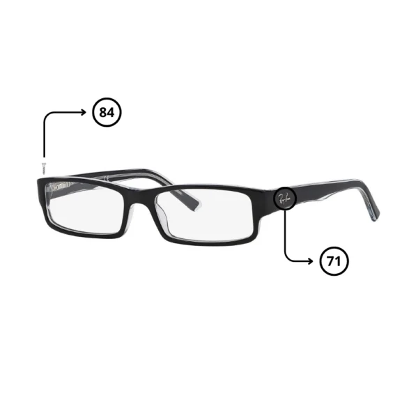 Peças de reposição Ray-Ban 5246 Originais