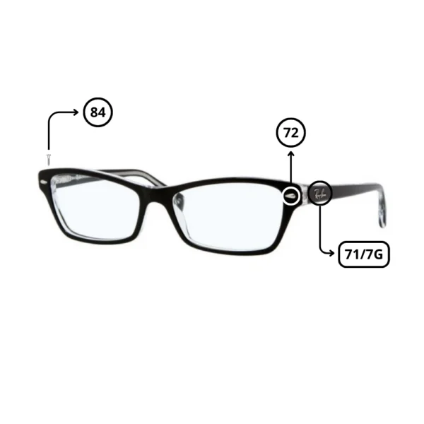 Peças de reposição Ray-Ban 5256 Originais