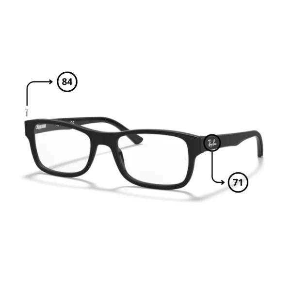 Peças de reposição Ray-Ban 5268 Originais