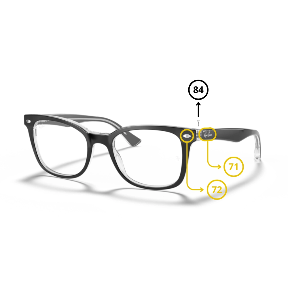 Peças de reposição Ray-Ban 5285 Originais