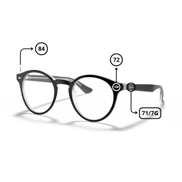 Peças de reposição Ray-Ban 5376 Originais