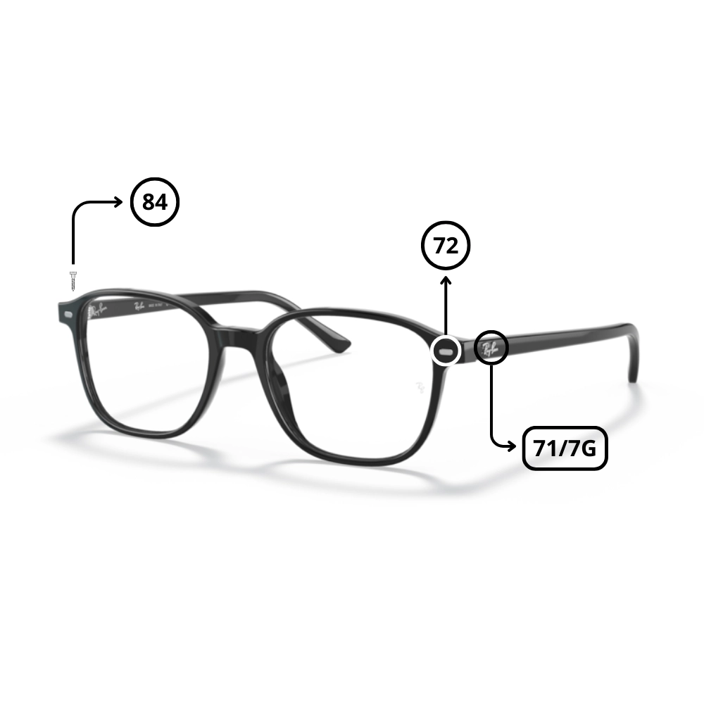 Peças de reposição Ray-Ban 5393 LEONARD Originais