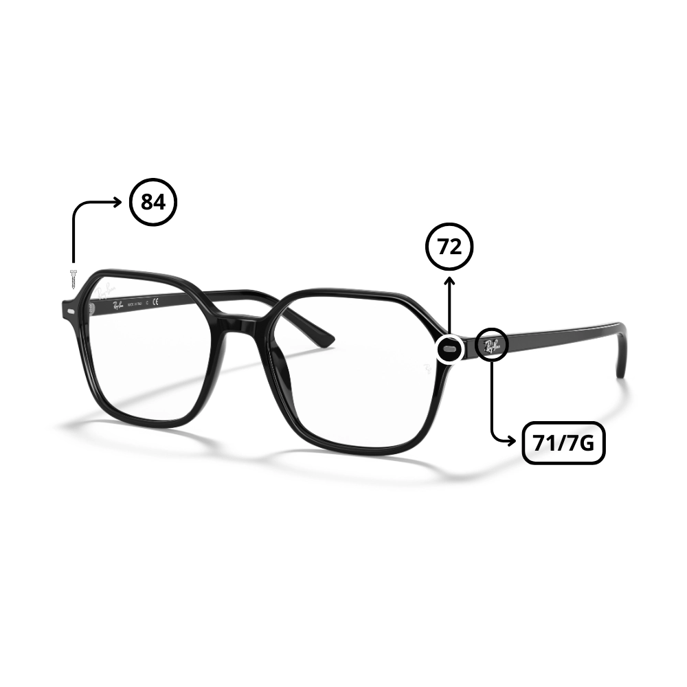Peças de reposição Ray-Ban 5394 JOHN Originais