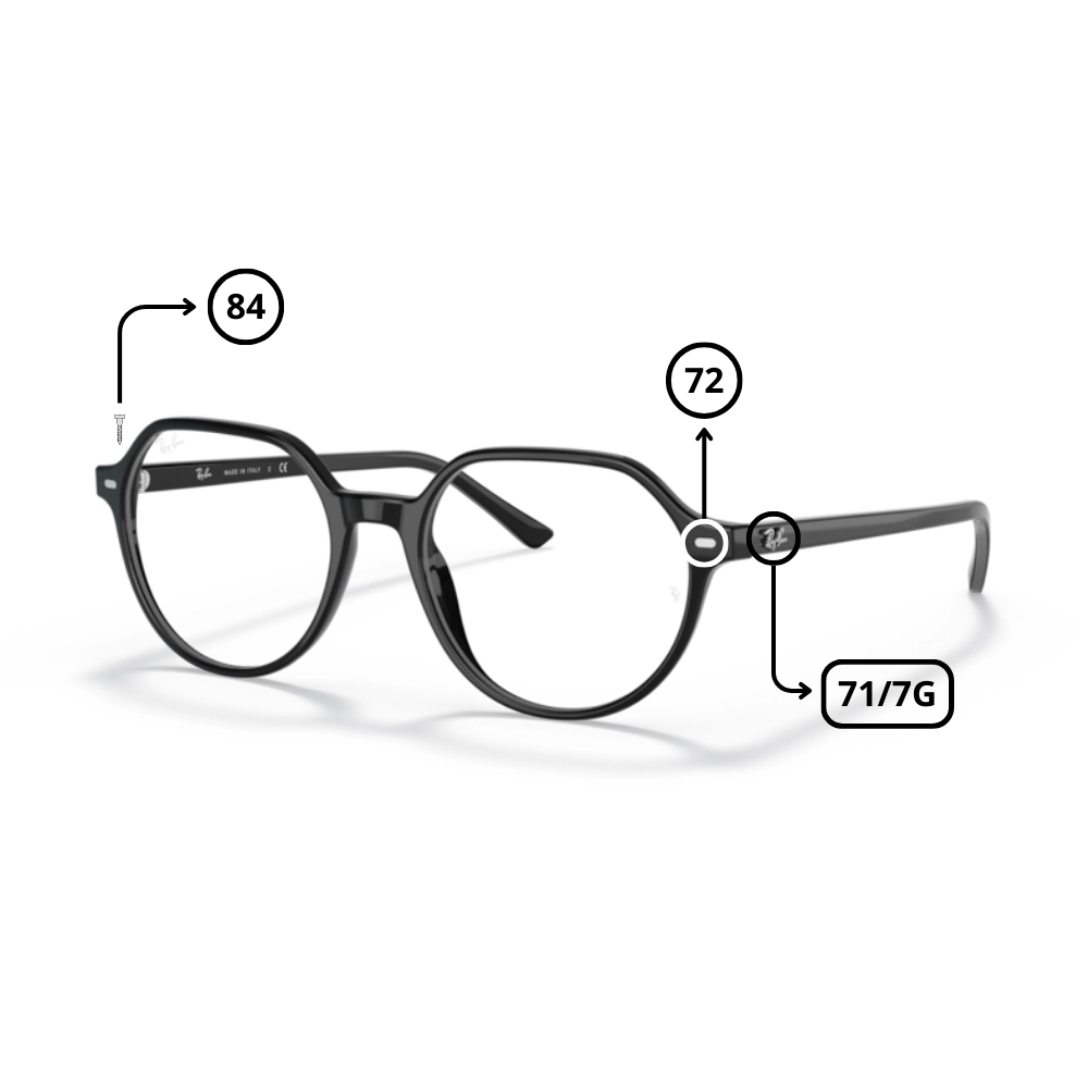 Peças de reposição Ray-Ban 5395 Originais
