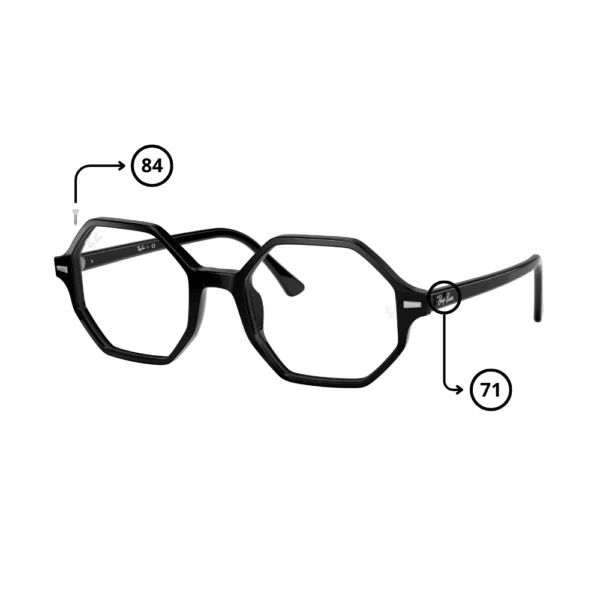 Peças de reposição Ray-Ban 5472 BRITT Originais