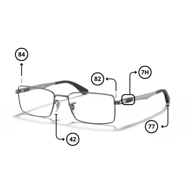 Peças de reposição Ray-Ban 6275 Originais