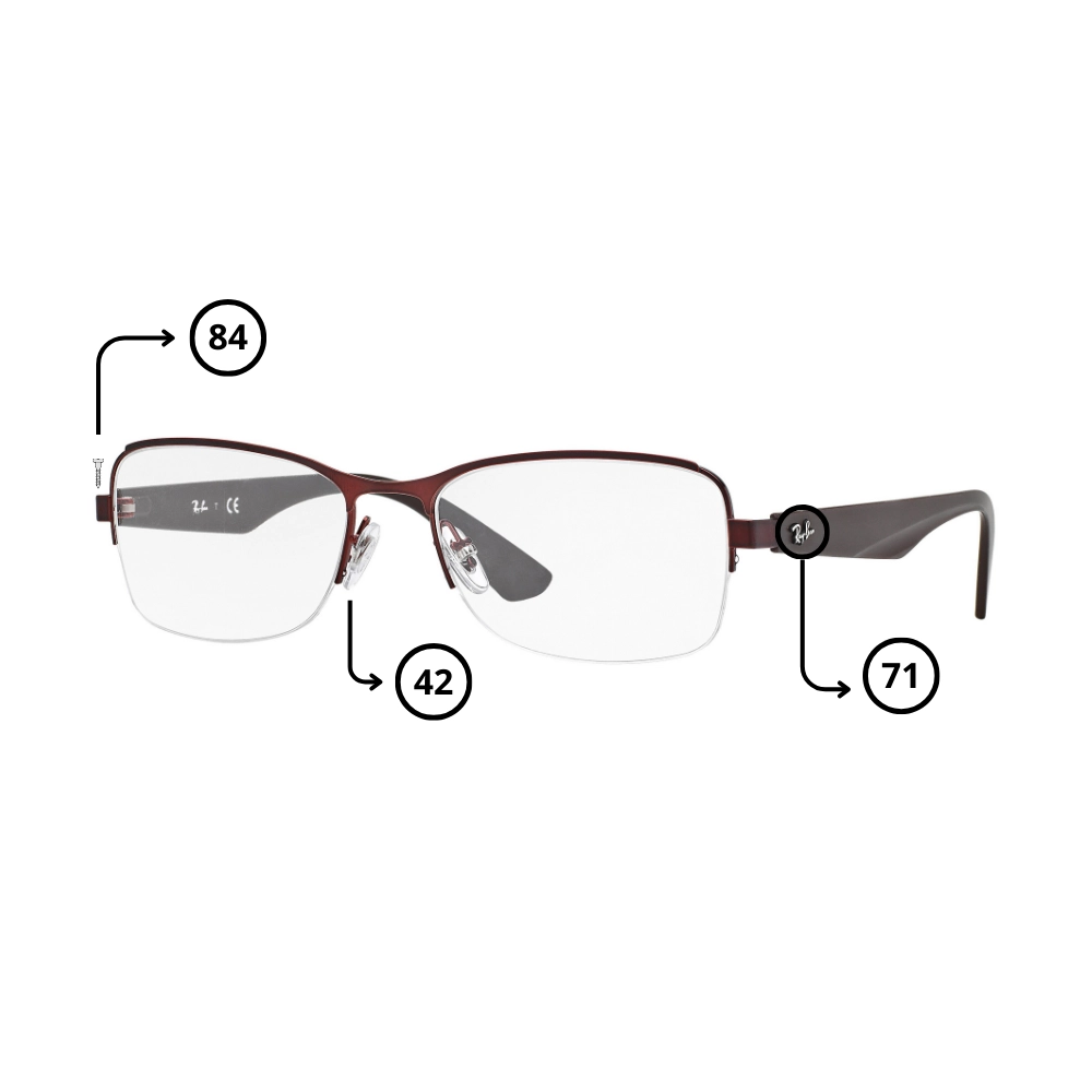 Peças de reposição Ray-Ban 6309 Originais