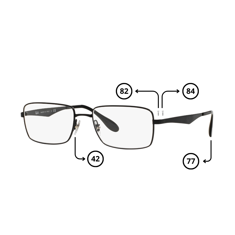 Peças de reposição Ray-Ban 6329 Originais
