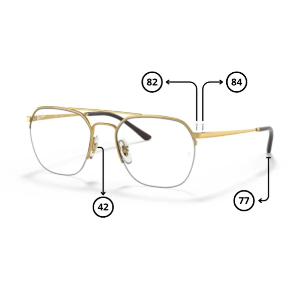 Peças de reposição Ray-Ban 6444 Originais