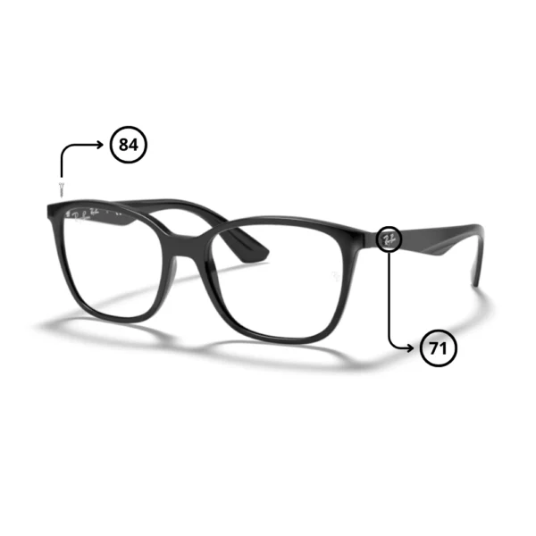 Peças de reposição Ray-Ban 7066 Originais