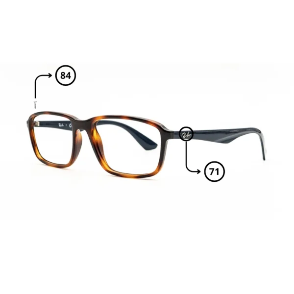 Peças de reposição Ray-Ban 7084 Originais