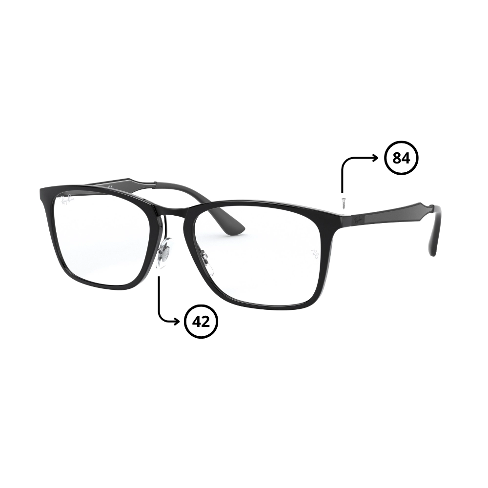 Peças de reposição Ray-Ban ORX7131 Originais