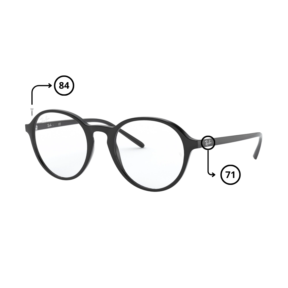 Peças de reposição Ray-Ban 7173 Originais