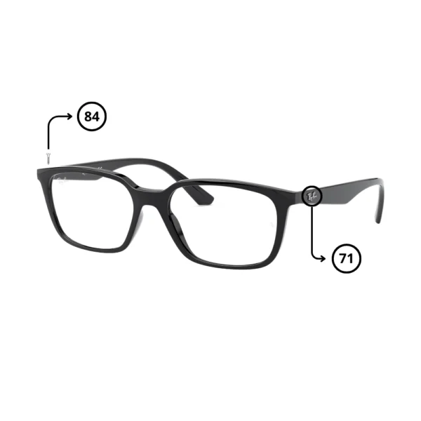 Peças de reposição Ray-Ban 7176 Originais