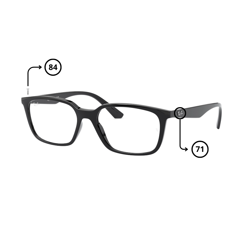 Peças de reposição Ray-Ban 7176 Originais