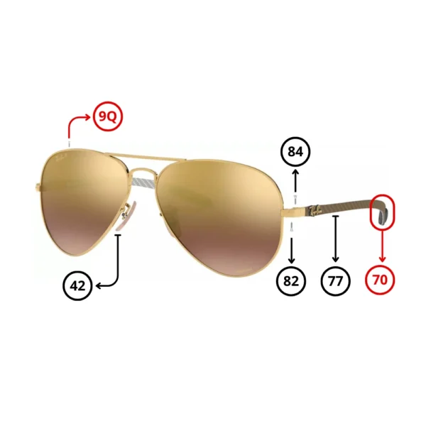 Peças de reposição Ray-Ban 8317CH Originais